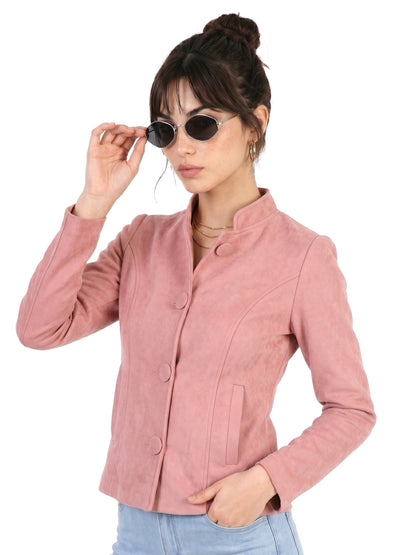 Leather Retail Coat Winter Wear Velvet Jacket For Women's