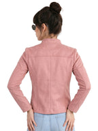 Leather Retail Coat Winter Wear Velvet Jacket For Women's ( LRVEL4BPN )