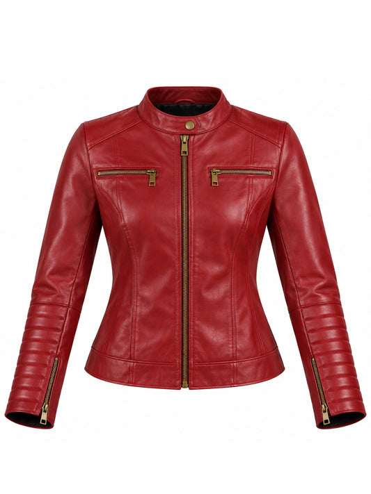Leather Retail® Full Sleeve Solid Jacket for Women's