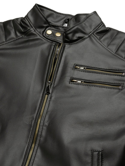 Leather Retail Men's Jacket(LRWOBL)