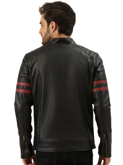 Leather Retail Men's Jacket(LRWOBL)