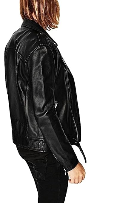 Leather Retail® Full Sleeve Solid Jacket for Men's Biker Style ( LRM11BL )