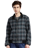Leather Retail Men's Tweed Biker Jacket ( LRCHECKTD1I )