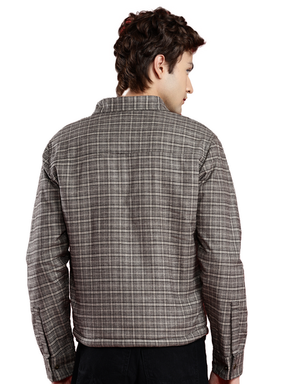 Leather Retail Modern Plaid Multicoloured Tweed Jacket ( LRCHECKTD2J )