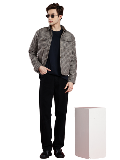 Leather Retail Modern Plaid Multicoloured Tweed Jacket ( LRCHECKTD2J )