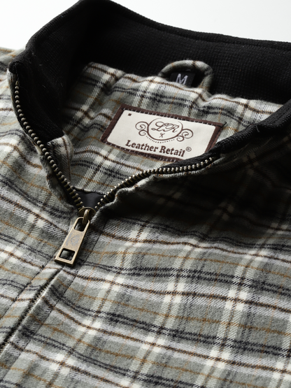 Leather Retail Timeless Elegance: Classic Multicoloured Tweed Jacket ( LRCHECKTD1E )