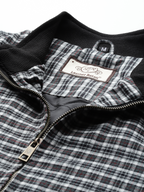 Leather Retail Men's Tweed Biker Jacket ( LRCHECKTD1D )