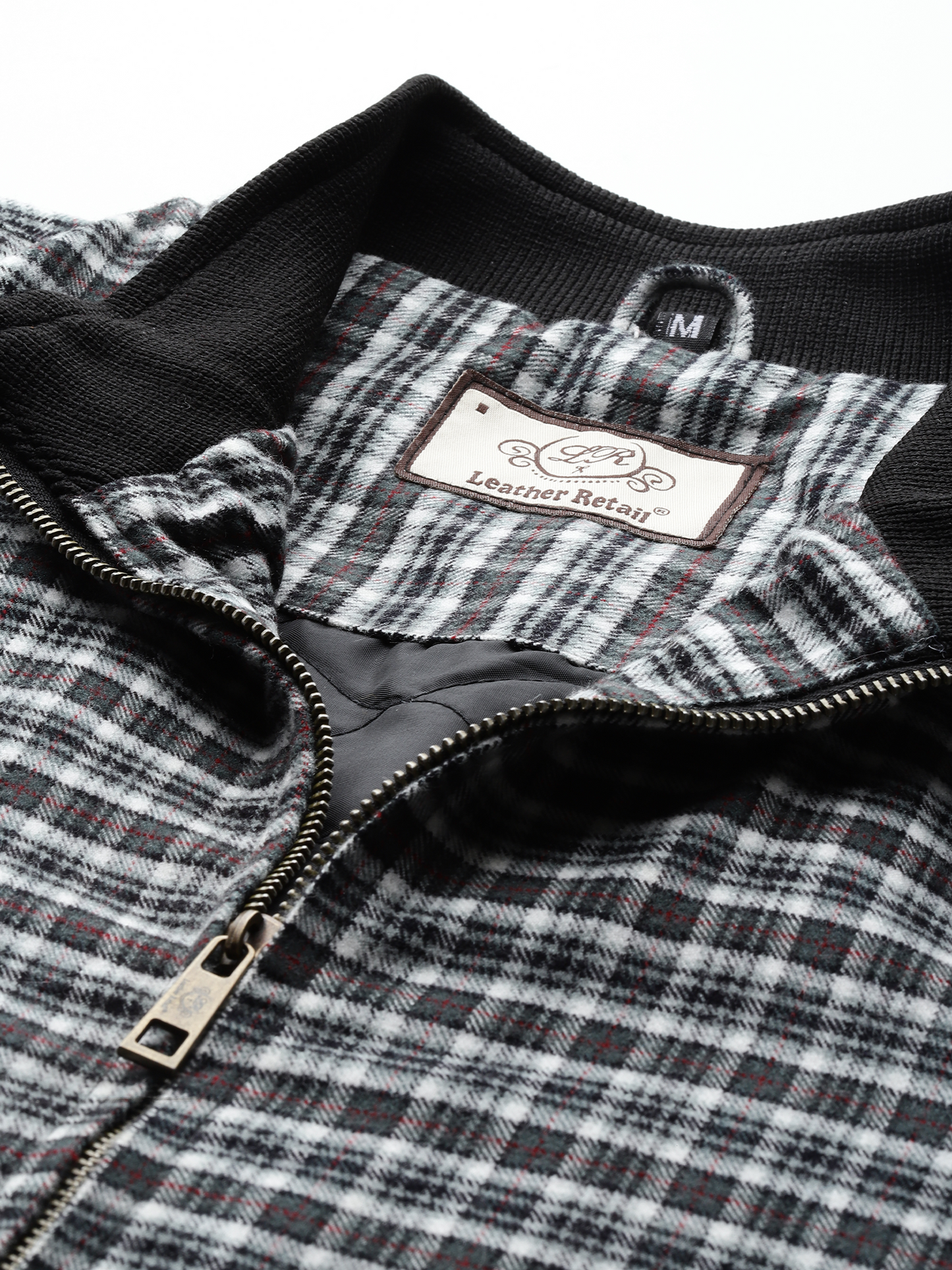 Leather Retail Modern Plaid Multicoloured Tweed Jacket ( LRCHECKTD1D )