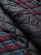 Leather Retail Men's Tweed Biker Jacket ( LRCHECKTD1H )