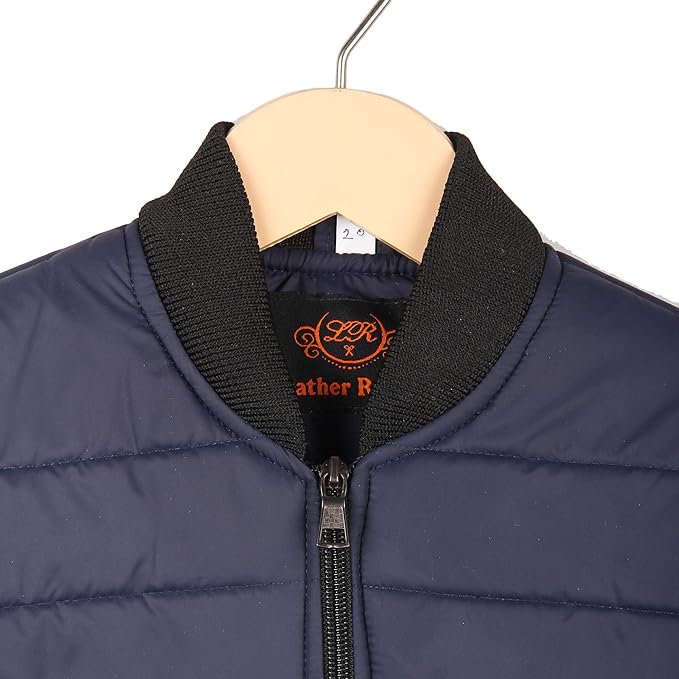Leather Retail® Polyester Jacket for Kids Colour( LRKDPOELBU )